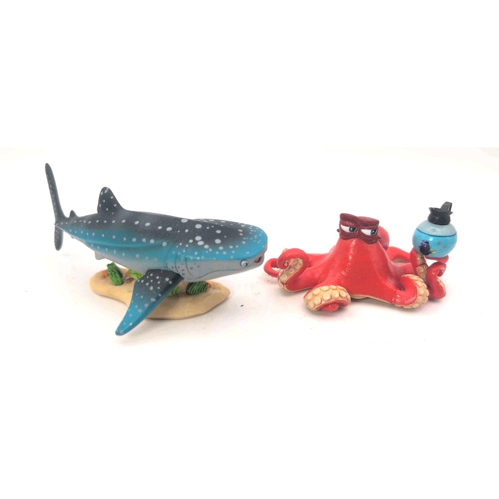 Disney Store Pixar Finding Dory PVC Figures Lots Of 2 Hank W/ Dory Destiny